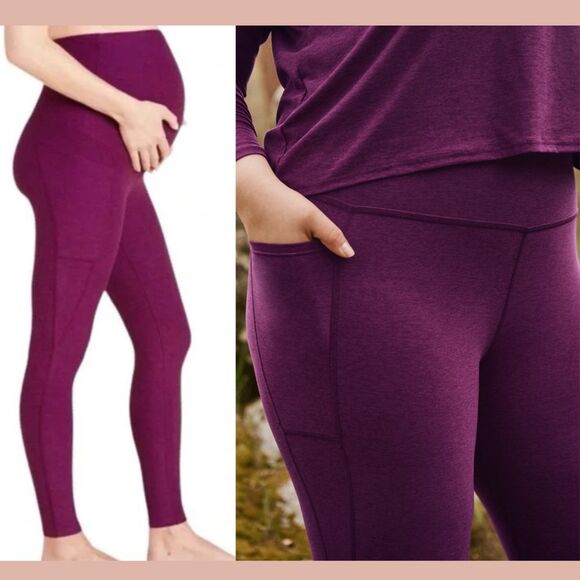 NWT Beyond The Bump [ Small ] Spacedye Love the Bump Midi Maternity Legging 6358 - Picture 10 of 10